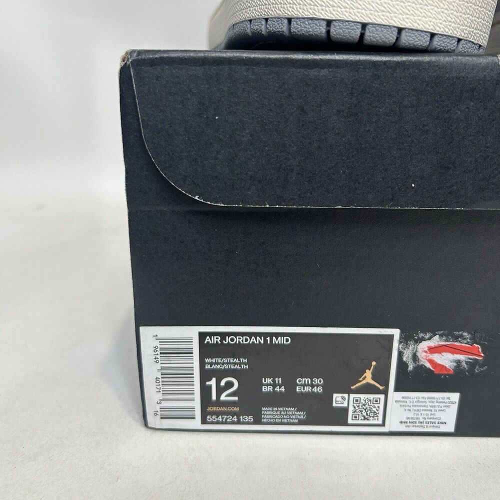 Nike Shoes Air Jordan 1 Mid Retro “Neutral Grey” 2024 - Picture 5 of 6